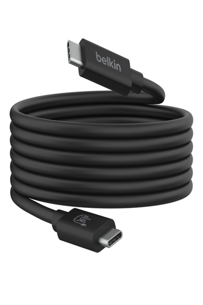 Belkin USB4 240W 20Gbps 2m cable - High speed digital transfer - INZ004BT2MBK