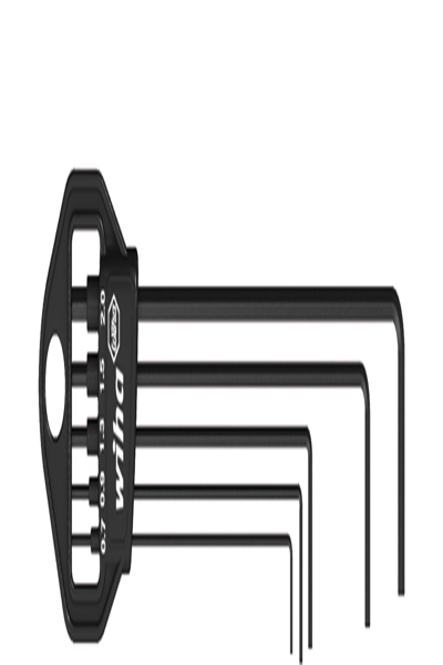 Wiha 352 HM5B, L-shaped hex key set, Metric, 5 pc(s), Chromium-vanadium steel - 6382