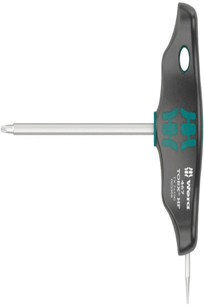 Clé Torx Wera 467 - Clé Torx en L - T7 - ​​Noire - 3 mm - 1 pièce