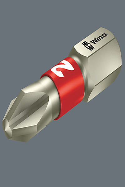 Wera 05004185001 - Porte-embouts avec 7 embouts, acier inoxydable