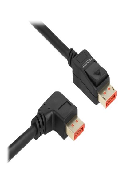 Câble DisplayPort Delock - DisplayPort (M) droit vers DisplayPort (M) coudé
