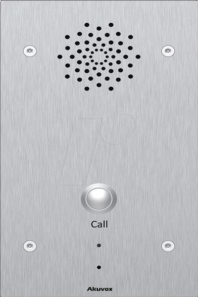 Interphone encastré Akuvox E21A, anti-vandalisme