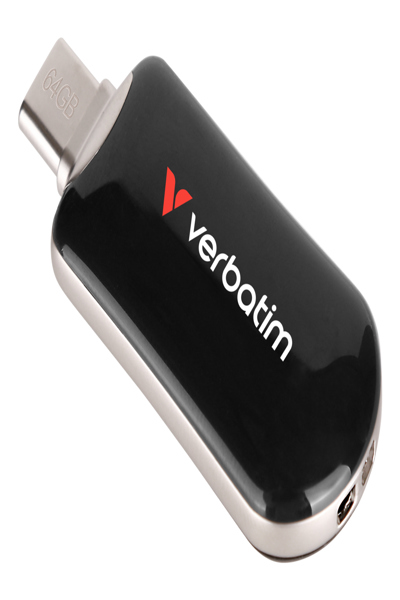 Verbatim Plectra USB-C Flash Drive - USB-Stick - 64 GB - 30224