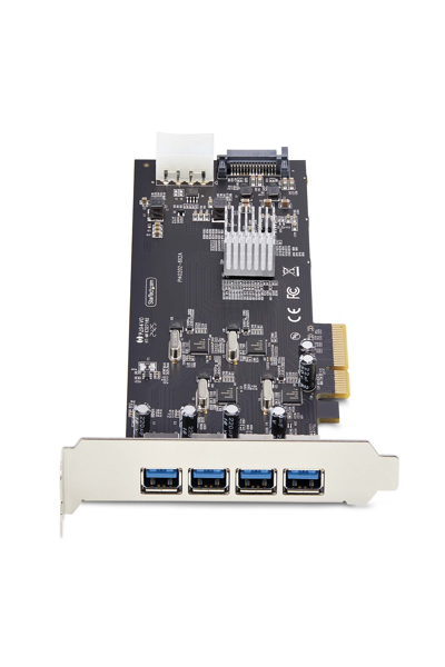 StarTech.com 4-portars USB-A PCIe-kort, USB 3.2 5 Gbps, 4x USB-kontroller - P5Q4A-USB-CARD