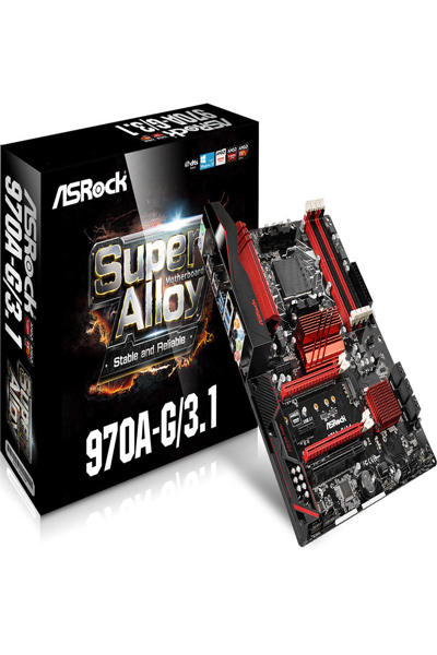 ASRock 970A-G/3.1 - Moderkort - 90-MXB0Z0-A0UAYZ