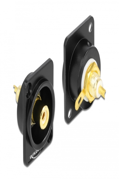 Module Delock de type D RCA femelle vers connecteur à souder