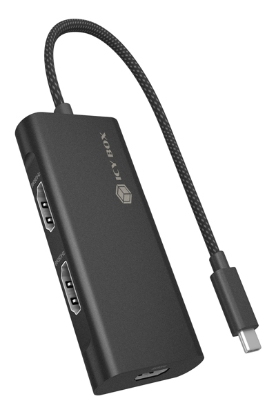 ICY BOX IB-AD1030-C Adapter Usb Type-C 3x Hdmi-Video Outputs Digital - IB-AD1030-C