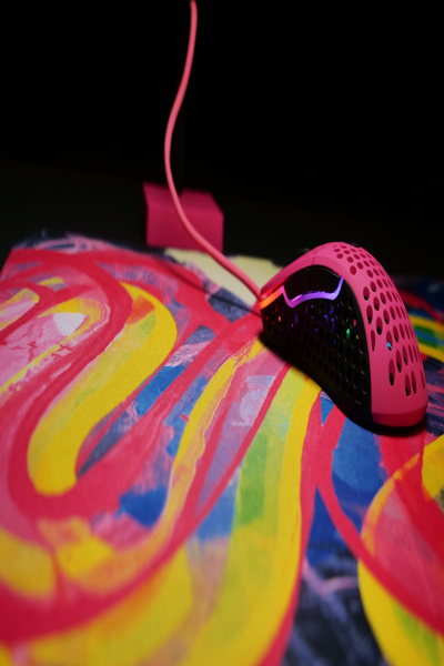 Cherry Xtrfy GP4, Multicolour, Image, Fabric, Non-slip base, Gaming mouse pad - XG-GP4-L-PINK