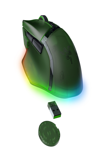 RAZER BASILISK V3 PRO 35K PHANTOM GREEN MOUSE - RZ01-05240300-R3G1