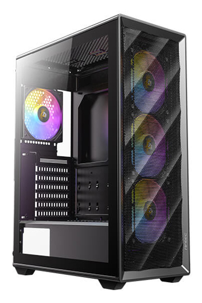 Antec AX85 ARGB Mid Tower Gaming Blue - Midi/Minitower - Mini tower - 0-761345-10173-8