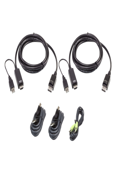 ATEN 2L-7D02UHDPX5 - Kit de câbles vidéo/audio/données