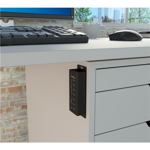 StarTech 4 Port USB3.0 Hub w - 3 Dedicated Charging Ports (2x1A & 1x2A) - Hub - 4 x SuperSpeed ​​USB3.0 - Desktop (ST4300U3C3) - ST4300U3C3