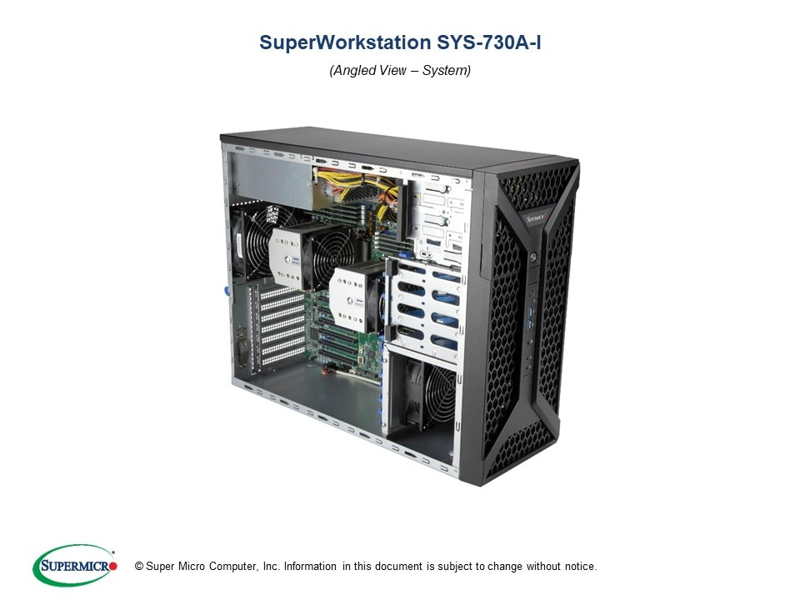 SuperMicro Barebone SuperServer SYS-730A-I - SYS-730A-I