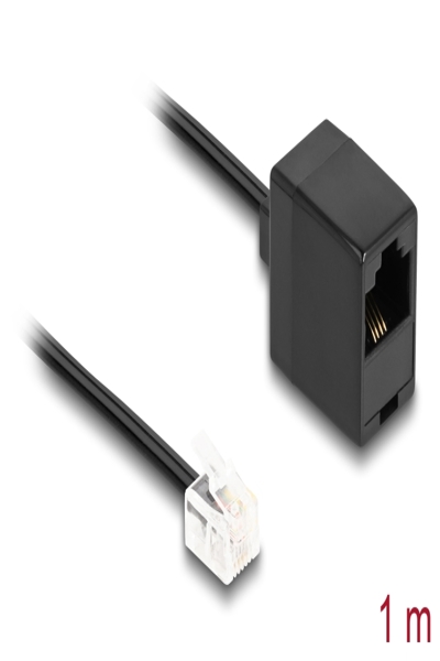 Delock Phone cable - RJ-11 (M) to RJ-45 (F) - 88092
