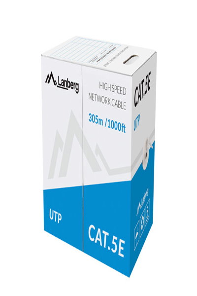 Lanberg LCU5-11CC-0305-S 305m Cat5e UTP - LCU5-11CC-0305-S