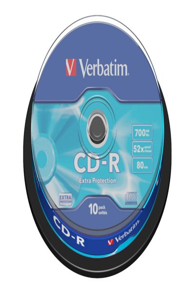 Verbatim 10 x CD-R - 700 MB (80 min) 52x - 43437