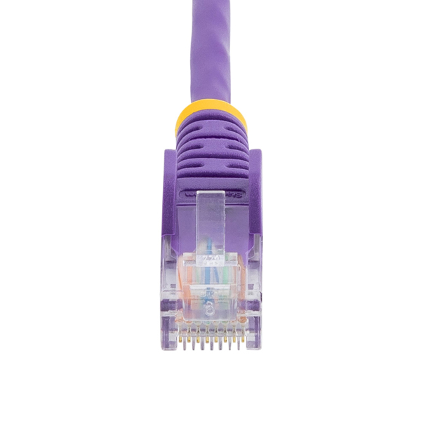 StarTech Cat5e Ethernet Patch Cable with Snagless RJ45 Connectors - 7 m - Purple - 7 m - Cat5e - U/UTP (UTP) - RJ-45 - RJ-45 - Purple - 45PAT7MPL