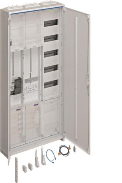 Coffret complet Hager ZB335C15LS 1ZP 3p. H 1100 mm 3 baies