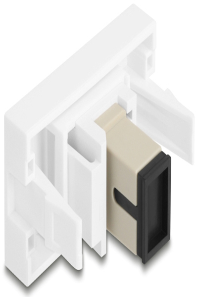 Module Delock Easy 45 SC Simplex prise vers beige blanc