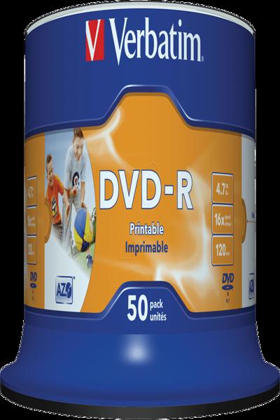 Verbatim 50x DVD-R - 4,7 GB 16x - 43533