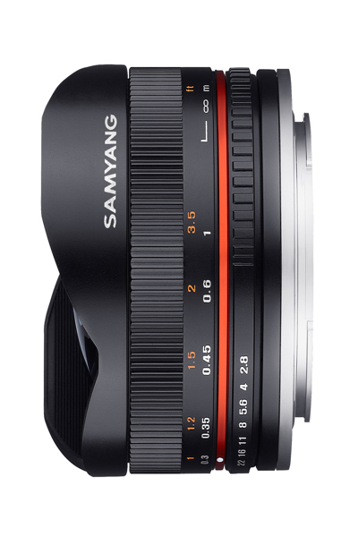 Samyang 8 mm F2.8 UMC Fish-eye II - Objectif grand angle fish-eye - 11/8 - Sony E