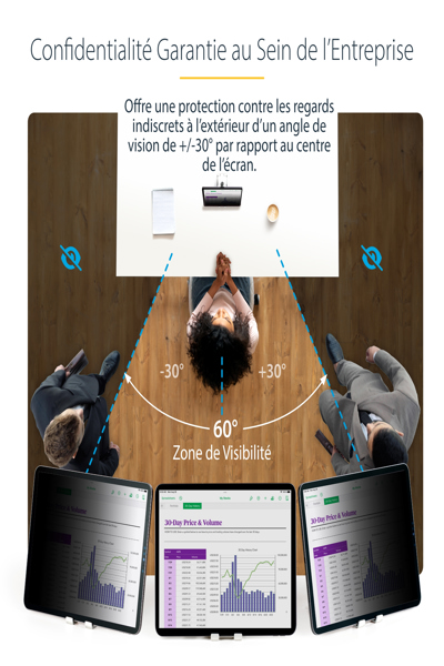 StarTech.com Skärmskydd för Surfplatta - 129IP-PRIVACY-SCREEN
