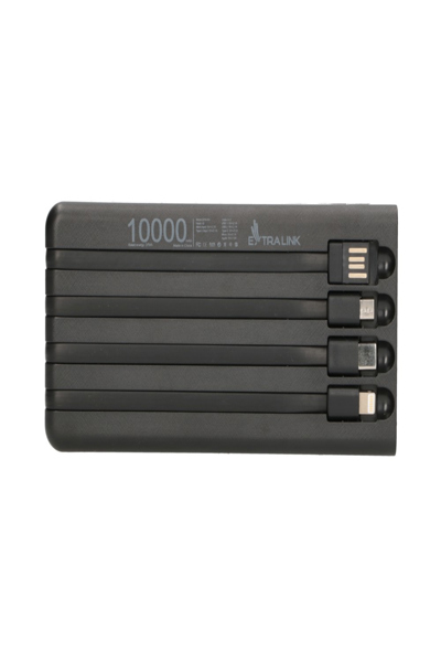 Batterie externe Extralink EPB-091 10 000 mAh, noire, solaire