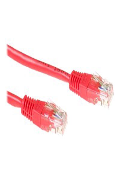 ACT Red 0.25 meter U/UTP CAT6 patch cable with RJ45 connectors - 0.25 m - Cat6 - U/UTP (UTP) - RJ-45 - RJ-45 - Red