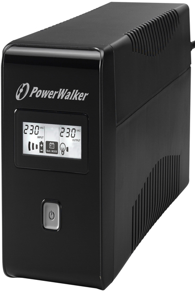 PowerWalker VI 850 LCD FR - Interactivité de ligne - 0,85 kVA - 480 W - 162 V - 290 V - 50/60 Hz