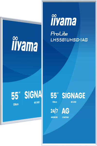 Iiyama 65 pouces LCD 4K UHD VA Gallery Line avec Rem