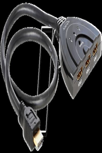 Delock HDMI 3 - 1 Switch dubbelriktad - 87619