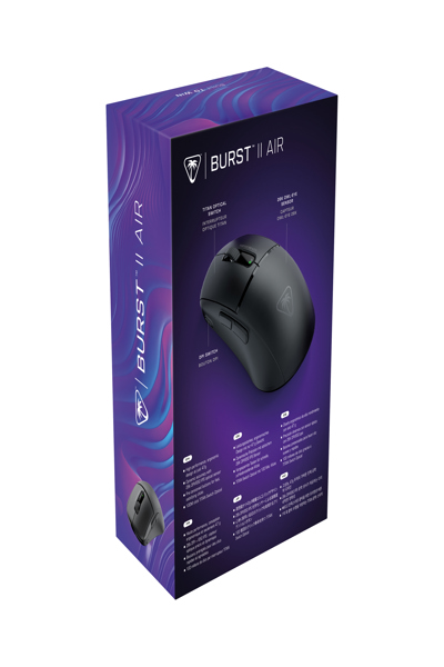 Souris gaming sans fil Turtle Beach Burst II Air (noire)