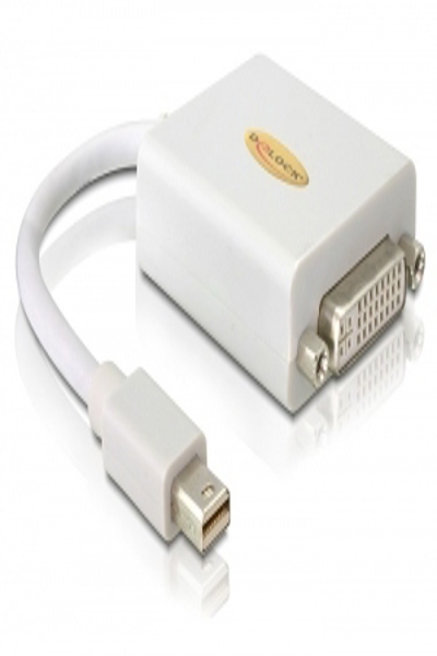 Delock DVI-adapter - Mini DisplayPort (hane) till DVI-I (hane) - 65129