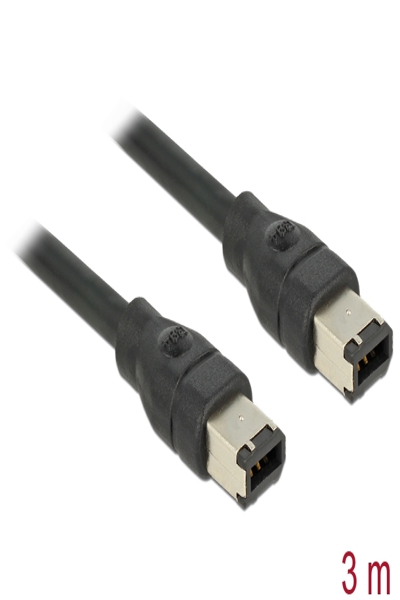 Delock IEEE 1394 cable - 6 PIN FireWire (M) to 6 PIN FireWire (M) - 82575