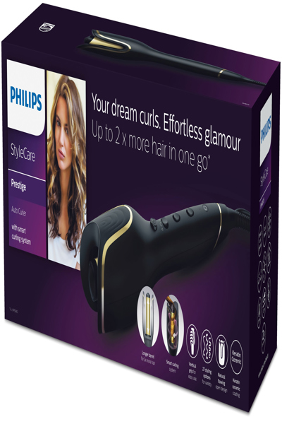 Philips StyleCare Prestige BHB876/00 Auto Curler - Automatic curling iron - Warm - All hair - 170 Ã‚Â°C - 210 Ã‚Â°C - 3 s
