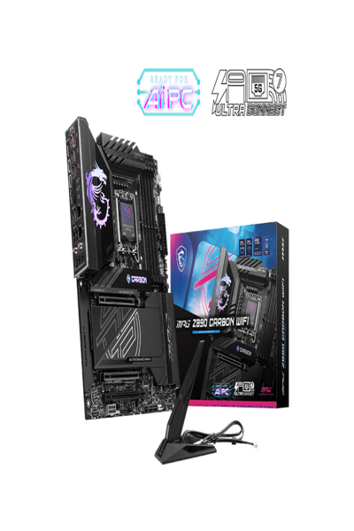MSI MPG Z890 CARBON WIFI Motherboard 256GB DDR5 - MPG Z890 CARBON WIFI