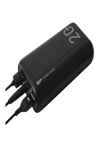 SILICON POWER QS15 POWER BANK 20000 MAH BLACK - SP20KMAPBKQS150K