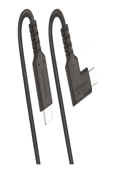 StarTech.com 2m robust rätvinklig USB-C-kabel - RUSB315CC2MBR