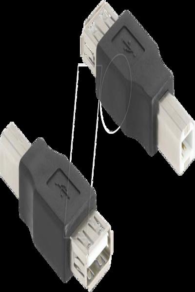 Adaptateur USB Delock - USB Type B (M) vers USB (F)