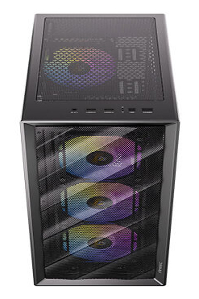 Antec AX85 ARGB Mid Tower Gaming Blue - Midi/Minitower - Mini tower - 0-761345-10173-8