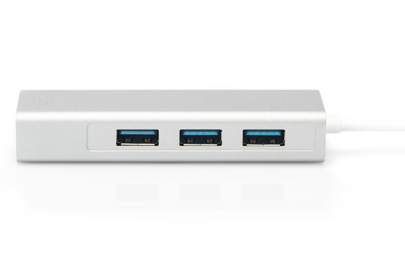 DIGITUS USB-C Hub Ethernet-adapter - DA-70255