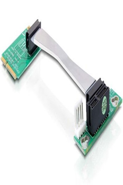 Delock Riser-kort Mini PCI Express > PCI Express x1 vänsterinsättning - 41370