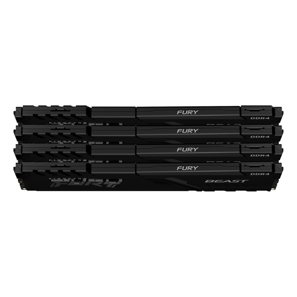 FURY Beast - DDR4 - Sett - 32 GB - KF432C16BBK4/32