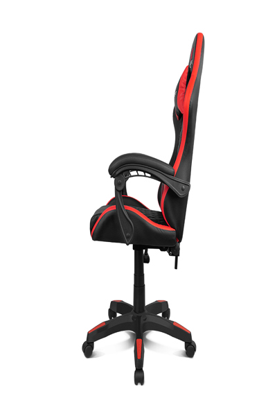 Drift DR35BR - Chaise gaming PC - 100 kg - Assise et dossier rembourrés - Noir/Rouge - Métal