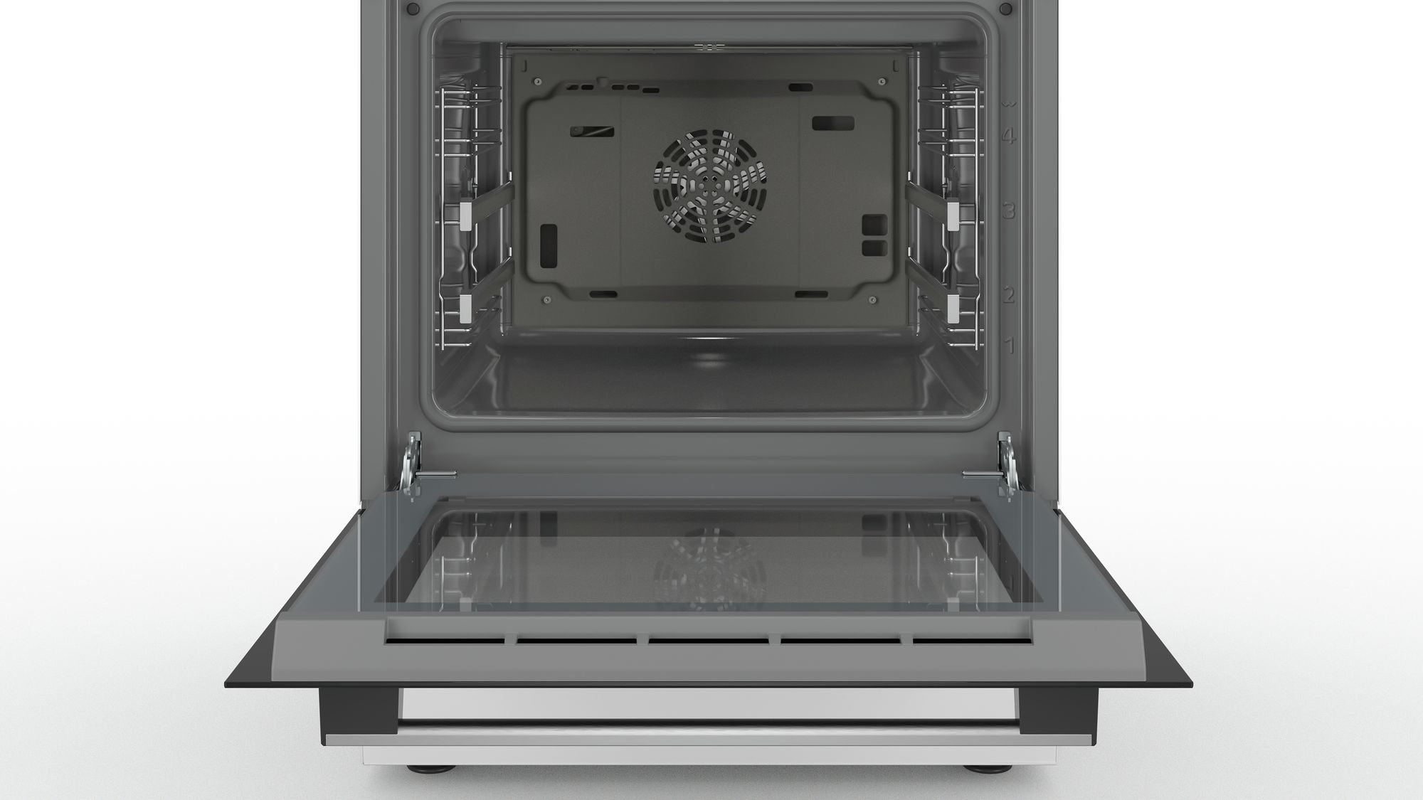 Bosch Serie 4 HKR39C220 - Freestanding cooker - White - Rotary,Touch - Front - 1.2 m - Electronic - HKR39C220