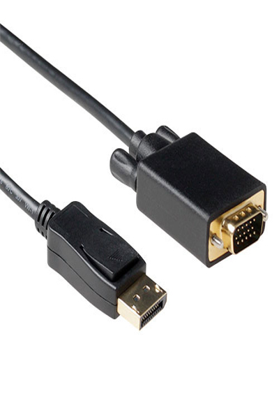 ACT 2 metre Conversion cable DisplayPort male to VGA male - 2 m - DisplayPort - D-sub (DB-25) - Male - Male - Copper