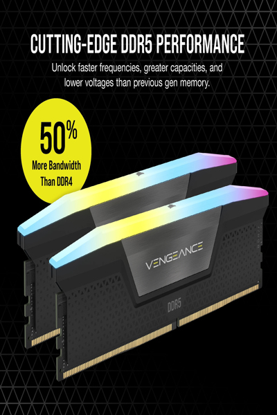 Corsair Vengeance RGB DDR5-kit - CMH32GX5M2B6000C36