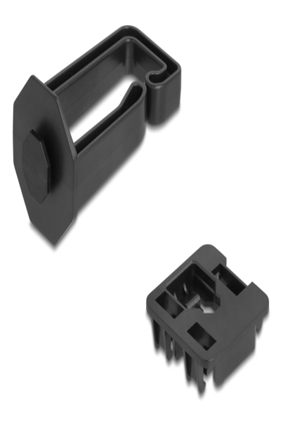 Delock KabelbÃƒÂ¼gel 70 x 24 mm mit Montageplatte zur Hutschienenbefestigung - 90769