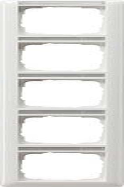 GIRA 111503 frame 5f BSF pure white System 55 vertical
