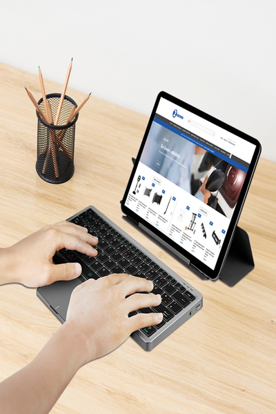 LogiLink Multi-Device-Tastatur BT 5.1 m. Trackpad - ID0214